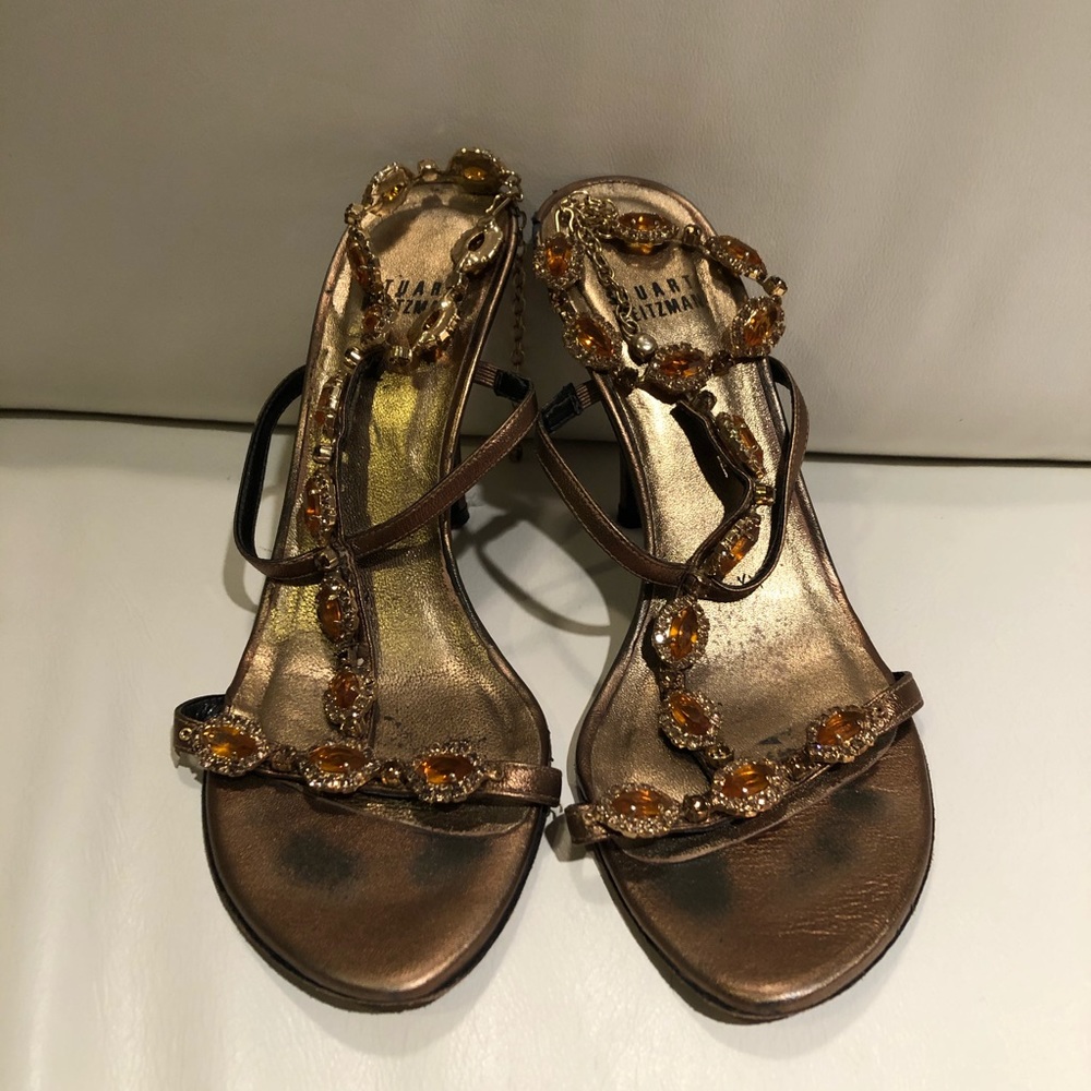 Stuart Weitzman Rhinestone Heels - Picture 2 of 4